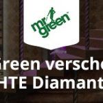 Weitere Informationen zuMr Green´s neueste Aktion: Zwei ECHTE Diamanten entdecken + jeden Tag FREISPIELE sichern/